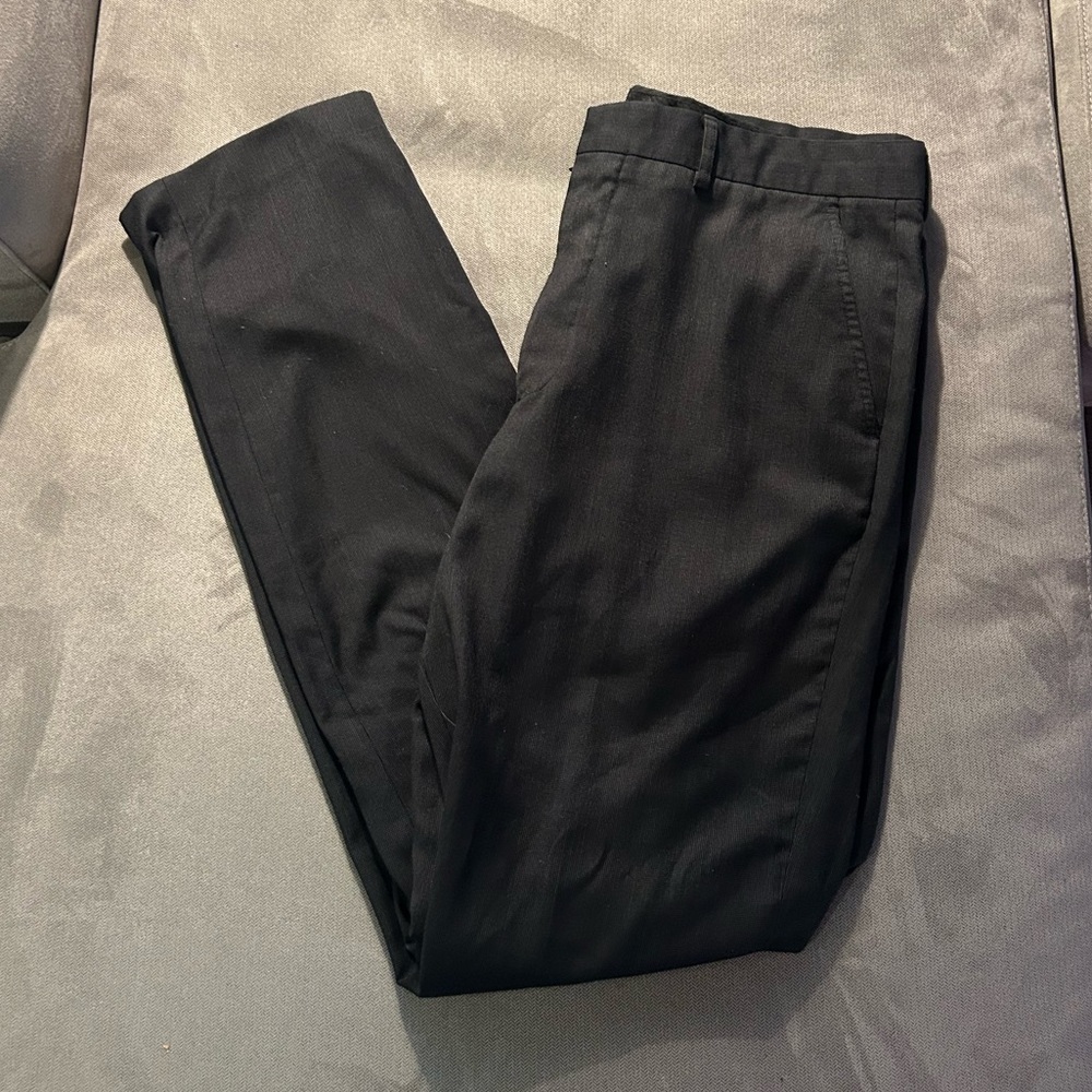 JF J. Ferrar Slim Fit Black Dress Pants